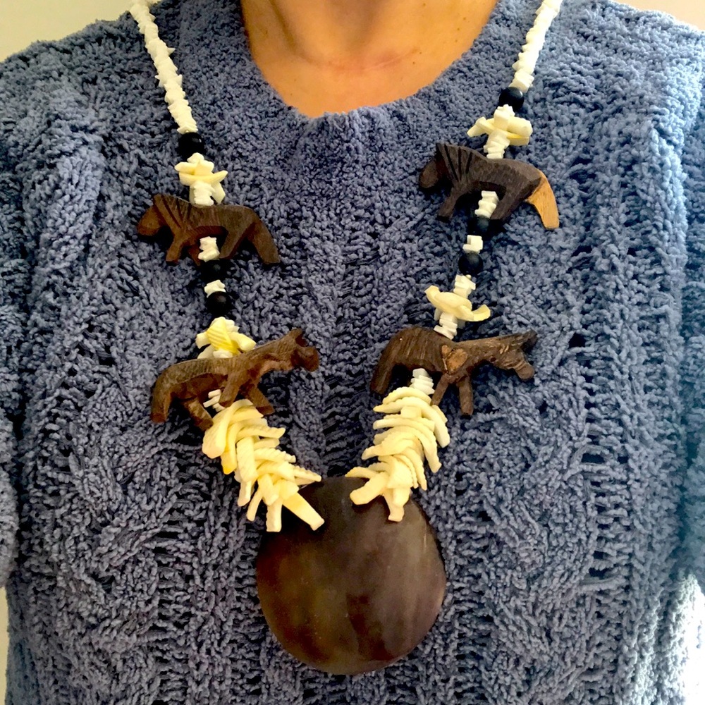❤️Valentine Special❤️ Safari Wood Necklace